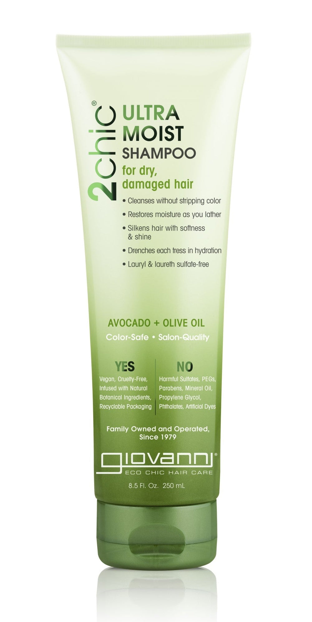 GIOVANNI SHAMPOING À L'AVOCAT ET À L'OLIVE 8.5FL