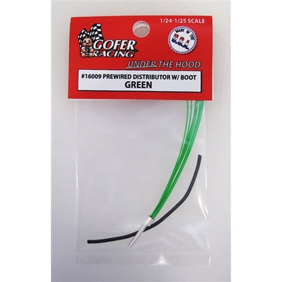 Gofer Racing 16009 Distributeur pré-câblé avec cosse Vert 1/24 NIB