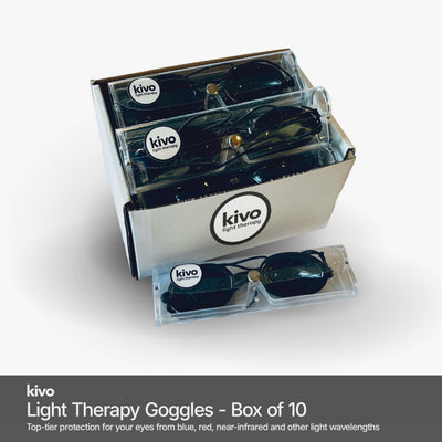 Commercial: Box of 10 Light Therapy Goggles