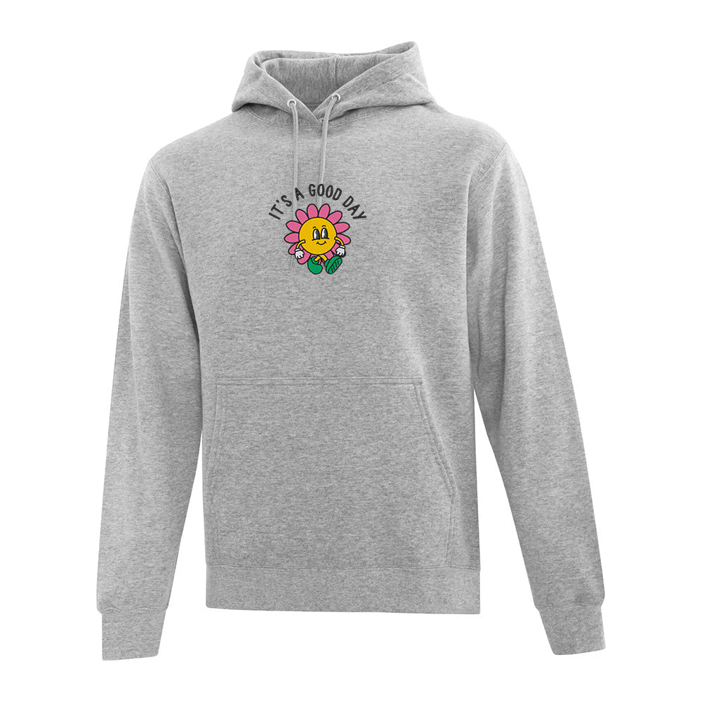 Embroidered "It's a Good Day" Hoodie