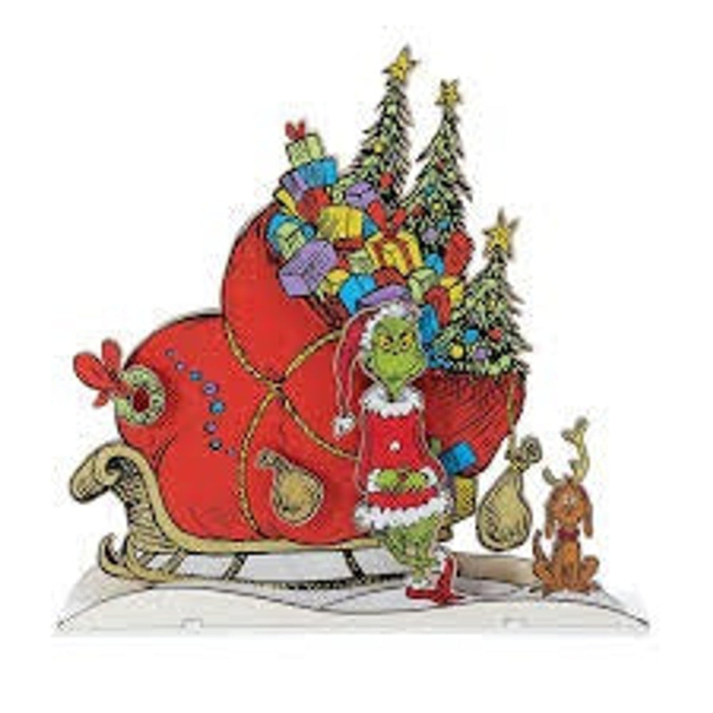 Décoration de manteau « Traîneau du Grinch » par Department 56