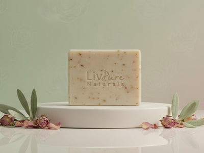 Damascus Rose - Olive Oil Soap Moisturizing Face & Body Bar Natural & Organic Floral Skincare