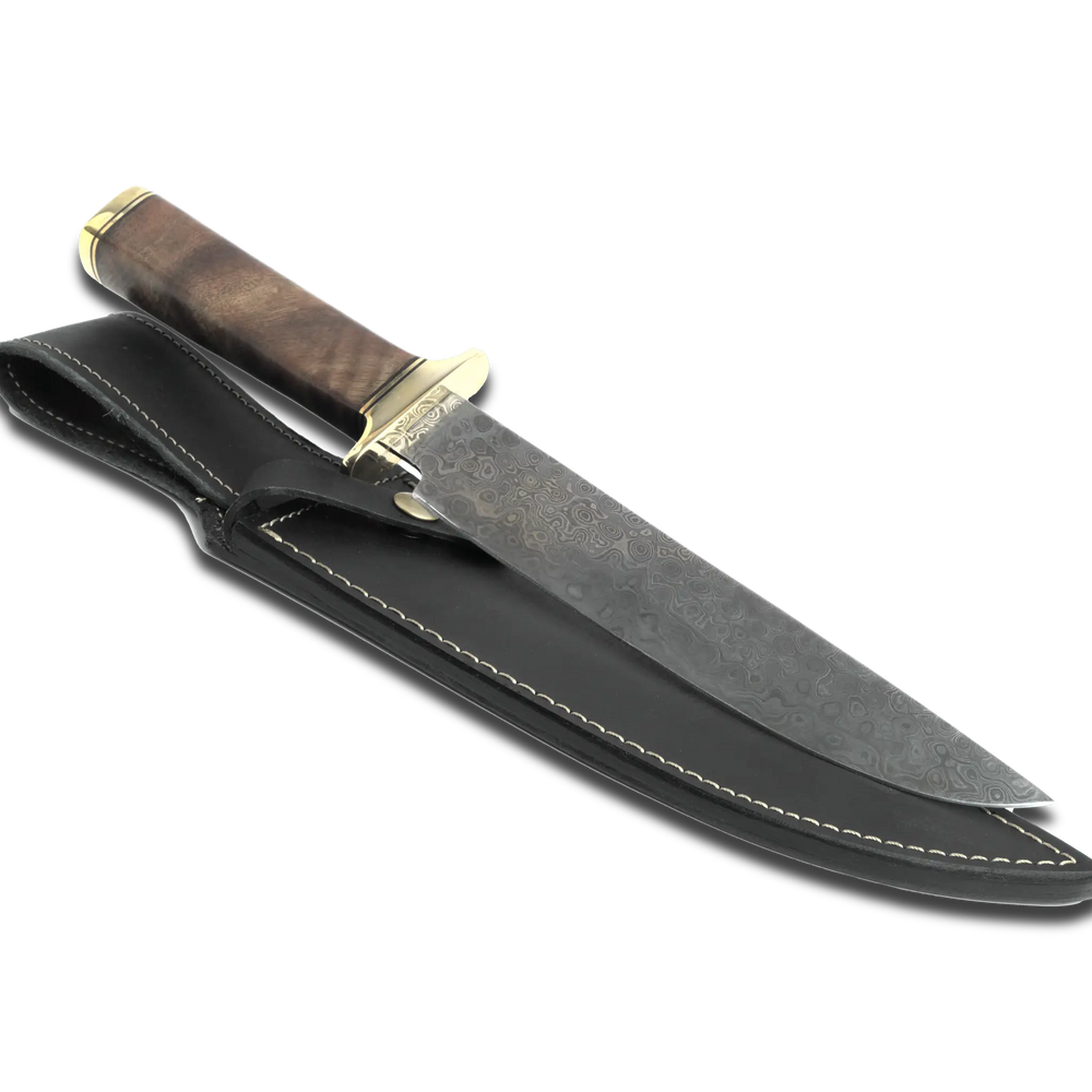 Couteau Bowie Ginza Steel Haruto-III - Lame de 9" avec étui en cuir