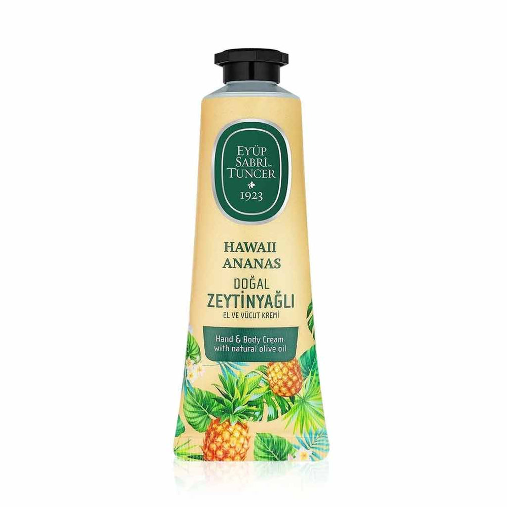 Hawaii Pineapple Olive Oil Hand & Body Cream – 50 ml | Tropical Hydration & Sunny Freshness — Rayhana Organics