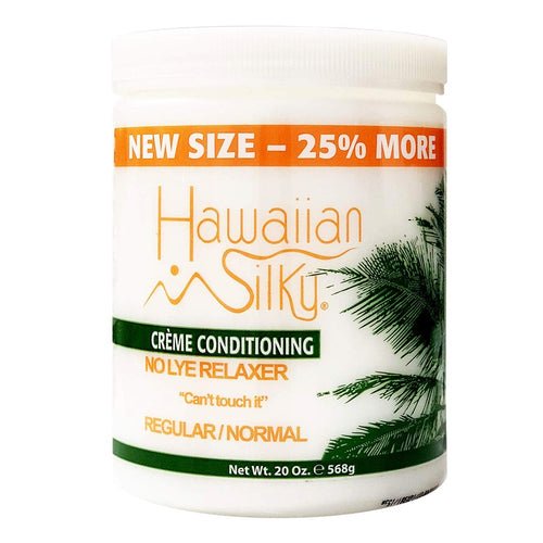 HAWAIIAN SILKY Défrisant Sans Soude Pot Force Normale 20OZ