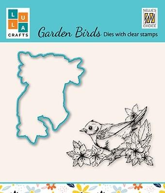 Oiseaux de jardin 2 - Matrices de découpe et tampons transparents