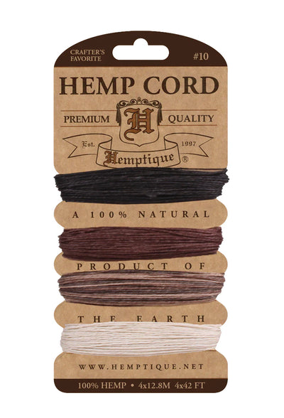 Ensemble de cartes de cordon de chanvre Hemptique #10