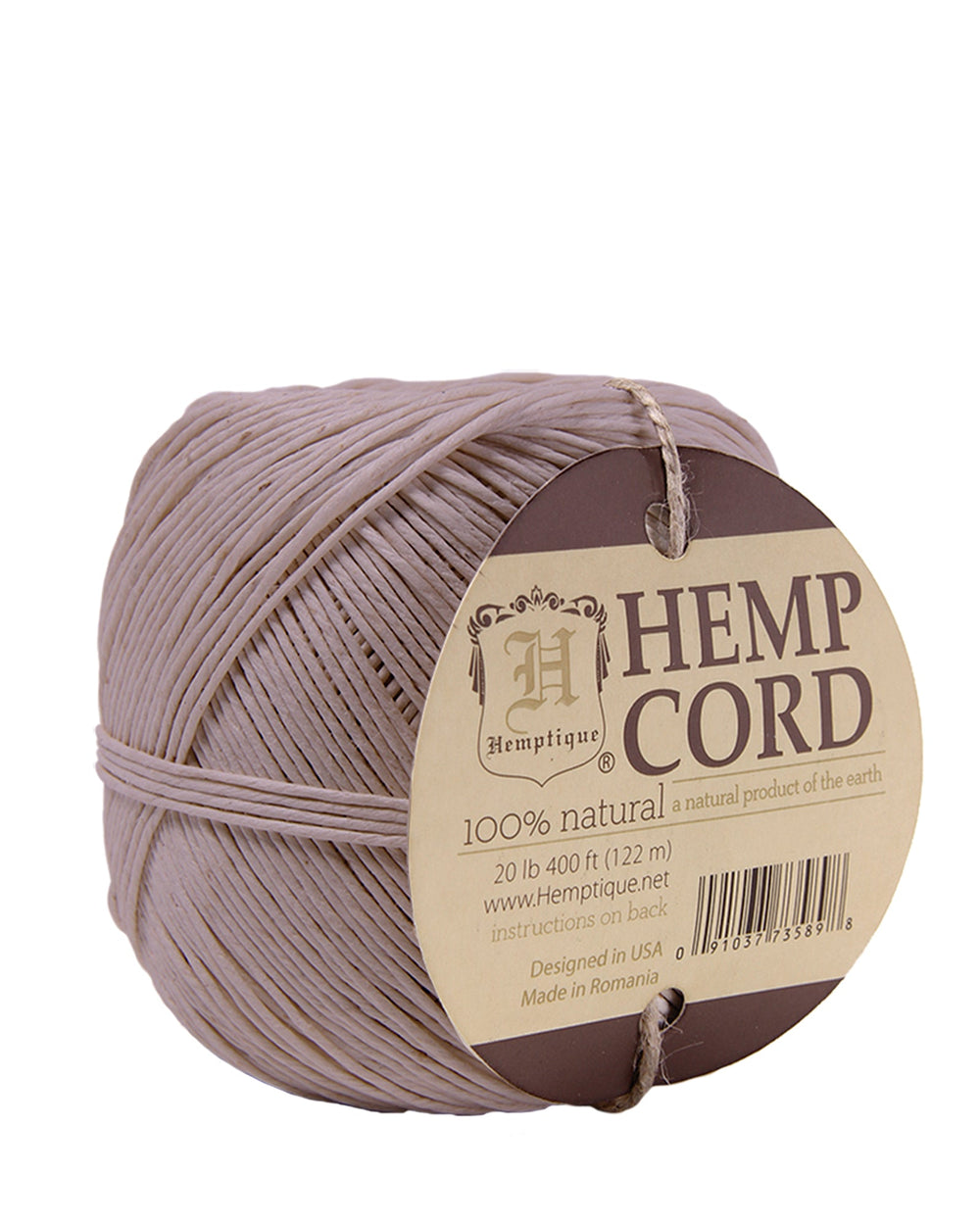 Hemptique #20 Pelotes de Corde de Chanvre 100g 122m