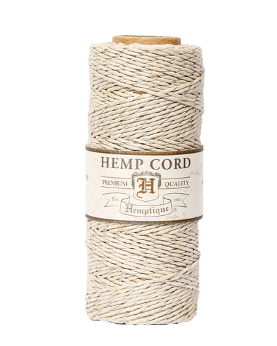 Hemptique #20 Bobines de corde de chanvre métallique 50 g