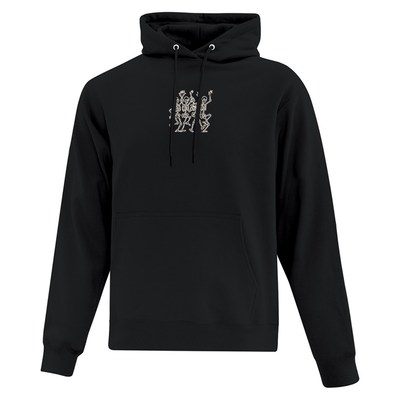 Hoodie Dancing Skeletons brodé