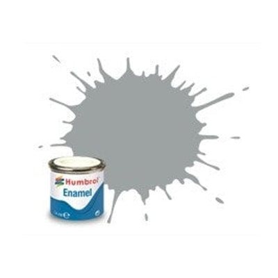 Humbrol 129 Gris Satiné US Gull AA1420 Émail 14ml NIB