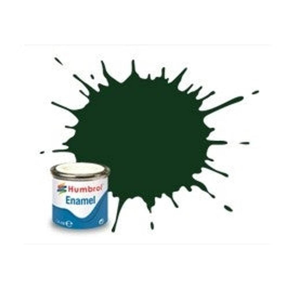 Humbrol 195 Vert Foncé Satiné AA6330 Émail 14ml NIB