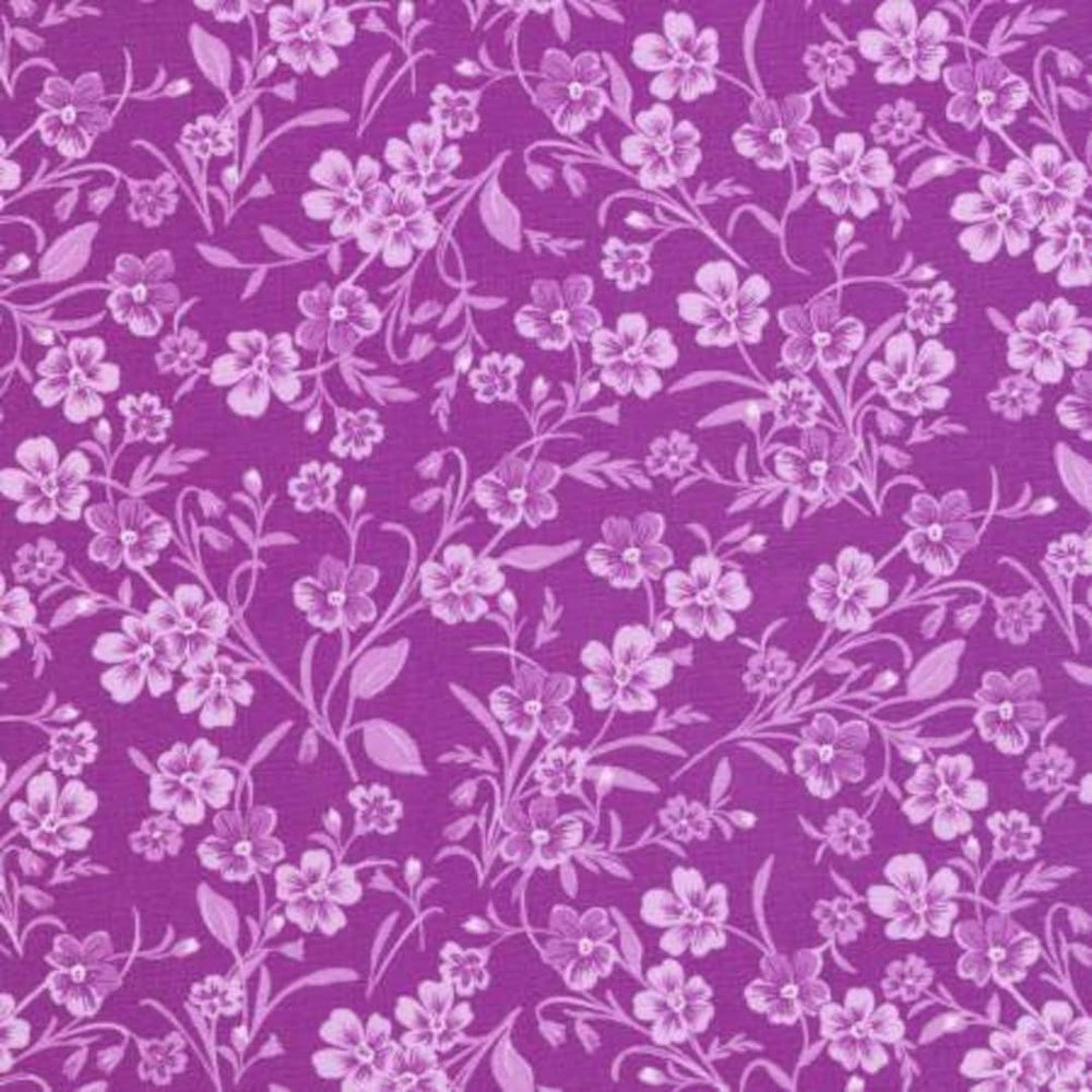 WildFlowers by Flowerhouse - Violet — Cottage Quilting Ltd.