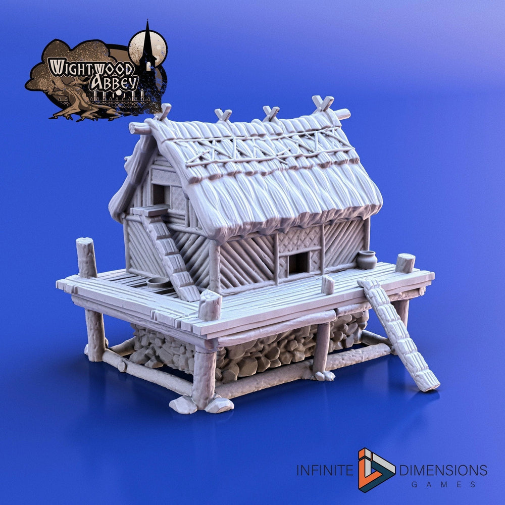 Medieval Chicken Coop Miniature Building - DnD, Wargaming, Model Train | Farm | Town | Village | Fields | Animal | Pathfinder | City