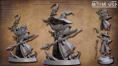 Cornelius Greathat - Artisan Guild | Humain | Magicien | Sorcier | Occultiste | Chapeau | Lanceur | Fantaisie | Magie | Homme | DnD | Pathfinder