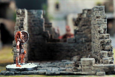 Ruins Terrain 3 - The Ruins of Ashborne - Tabletop Ruins Terrain for your DnD/Pathfinder/TTRPG and Wargaming setup!