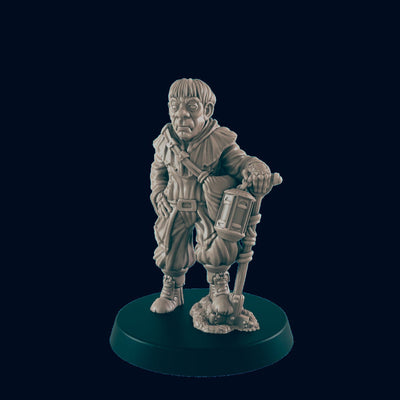 Human Gravedigger - EC3D | DnD | Male | Villager | graveyard | merchant | 32mm | Pathfinder | commoner | TTRPG | Wargaming |