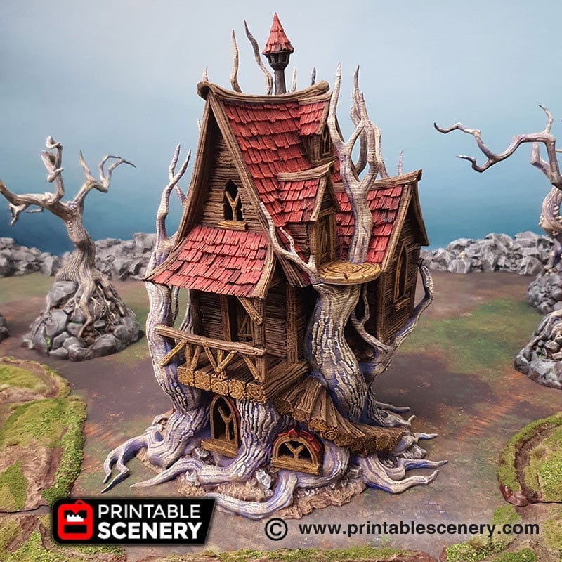 Feywild Bower - Shadowfey Wilds, DnD 5E, Pathfinder 2E 15mm, 28mm, 32mm, wargaming terrain, scatter scenery, D&D bolt action