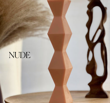 ZigZag Soy Wax Candle: Geometric Home Decor
