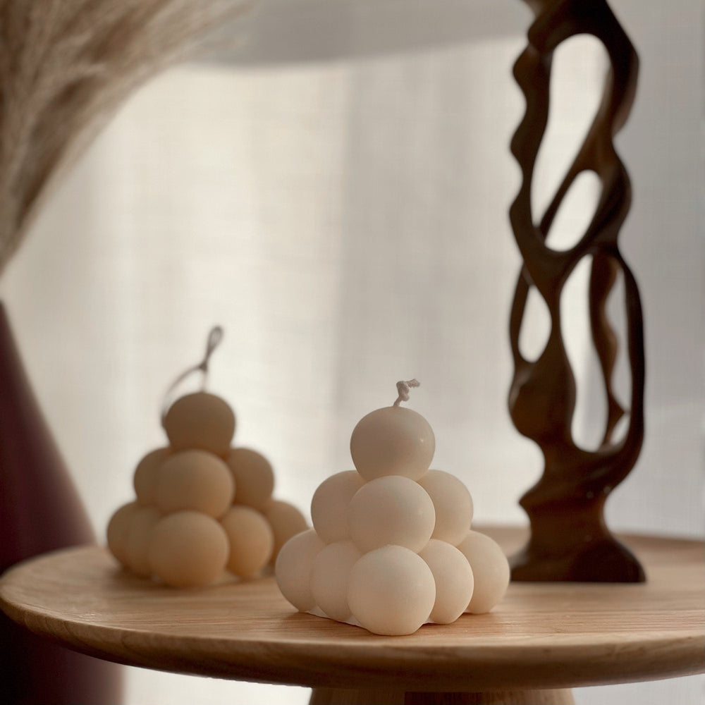 Bubble Pyramid Soy Candle | Home Decor