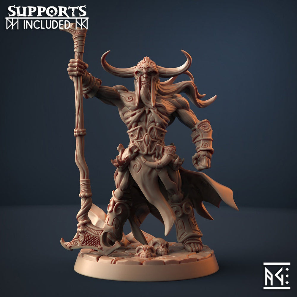 Baldur the Invincible - Artisan Guild | DnD | Undead | Monster | Fighter | Skeleton | 32mm | Pathfinder | Frostgrave | TTRPG | Wargaming