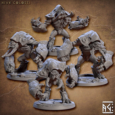 Hive Colossi - Artisan Guild | Illithid | Mind Flayer | Monster | Fantasy | Brute | Melee | Fighter | DnD | Pathfinder | Large