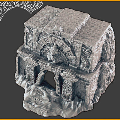 Desert Tomb - DND and Wargaming Terrain, EC3D - Desert Miniatures | Temple | Sand  | Dunes, Scatter Scenery, Pathfinder