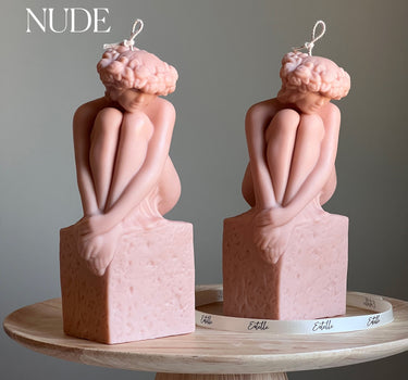 Sculptural Woman Bust Candle | Soy Wax Statue Candle