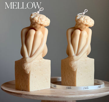 Sculptural Woman Bust Candle | Soy Wax Statue Candle