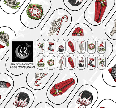 Spooky Christmas Decals