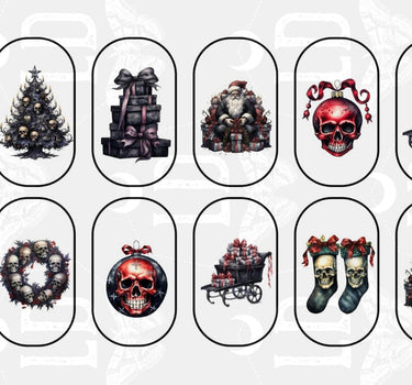 Dark Christmas Decals