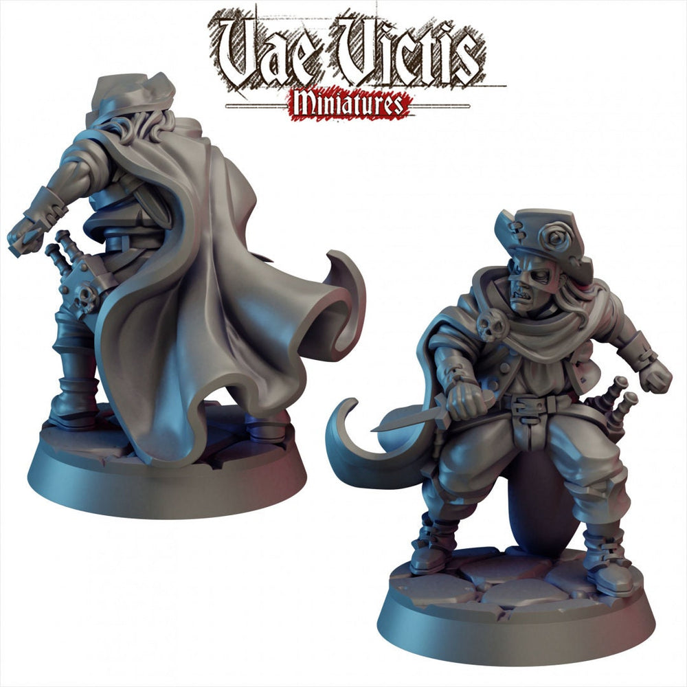 Knife Specialist Rogue 28/32mm mini - Vae Victis | DnD | Rogue | Assassin | Innkeep| Pathfinder | TTRPG | Male | Fighter |