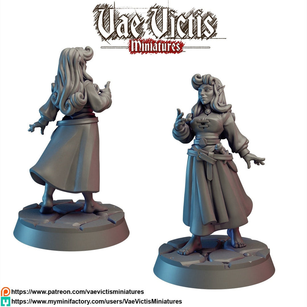 Young Princess dnd mini - Vae Victis | DnD | Commoner | Villager| Townsfolk | Pathfinder | TTRPG | Male | Noble | Female| Royal | 28mm 32mm