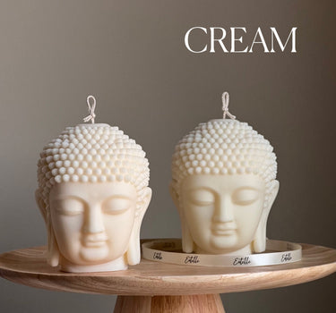 Buddha Bust Candle | Sculptural Soy Wax Statue