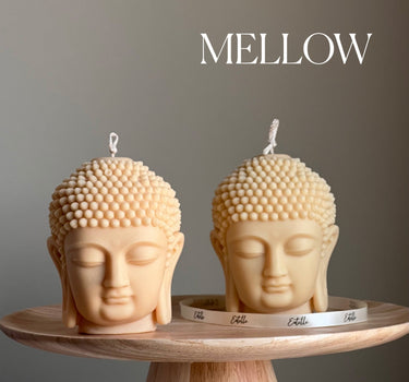 Buddha Bust Candle | Sculptural Soy Wax Statue