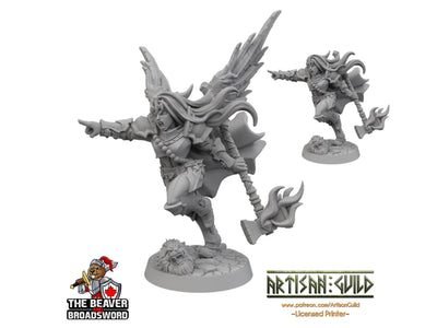 Figurine de combattante humaine ascendante pour Donjons & Dragons - Artisan Guild | Aasimar | Ange | Chevalier | Prêtre, Paladin, Pathfinder, JdR, Jeux de guerre, Guerrière,