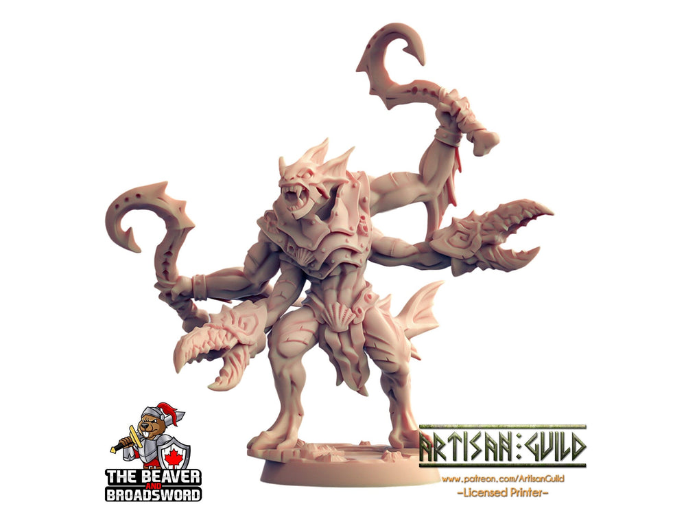 Guerrier Sahuagin C mini dnd - Artisan Guild | Poisson | Guerrier | Kuo-toa | Sous-marin | Pathfinder | Locathah | TTRPG, Jeux de guerre, Monstre