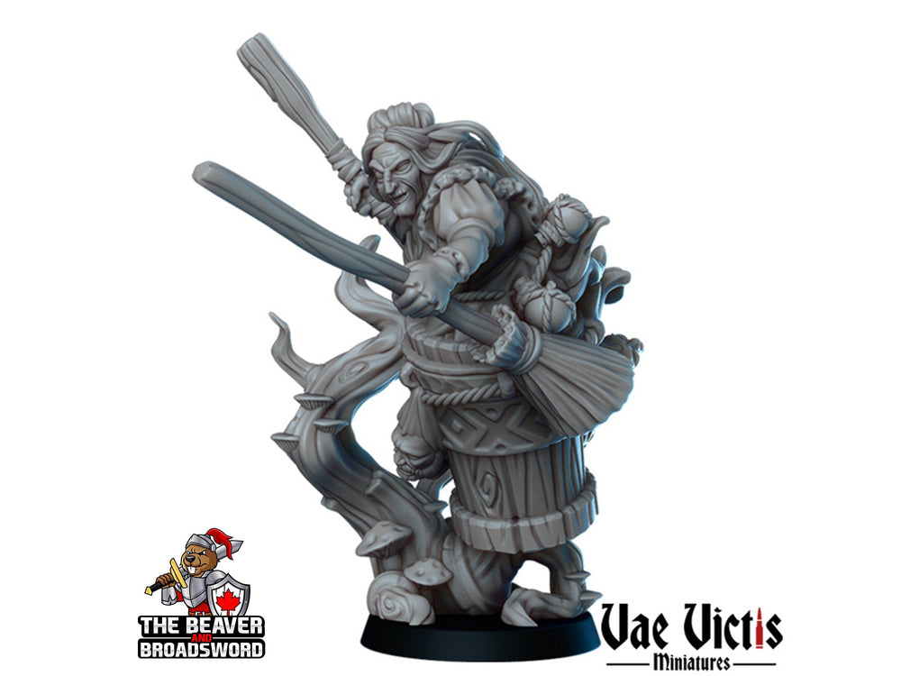 Mini Baba Yaga la sorcière - Vae Victis | DnD | Maléfique | Sorcière | Malédiction | Marais | Lot | Gothique | Marchand | Wargaming | Pathfinder