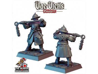 Chasseur de vampires n° 4 - Vae Victis | DnD | Pathfinder | Humain | Homme | Sombre | Gothique | Guerrier | Paladin | Victorien | 28mm 32mm | Prêtre