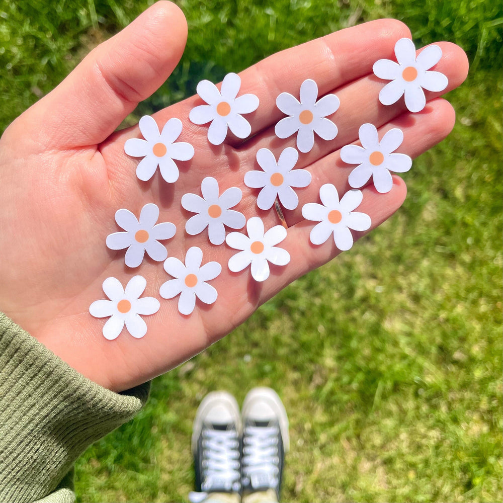 Autocollants Mini Marguerites Blanches