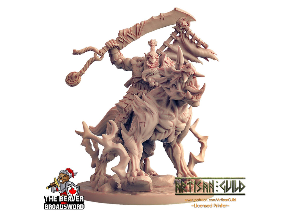 Yoshigruzu Monté, Chef de Clan Orc - Artisan Guild | Demi-Orc, Homme | Barbare | Pathfinder, Moine, Loup-garou, Guerrier, Samouraï, Loup