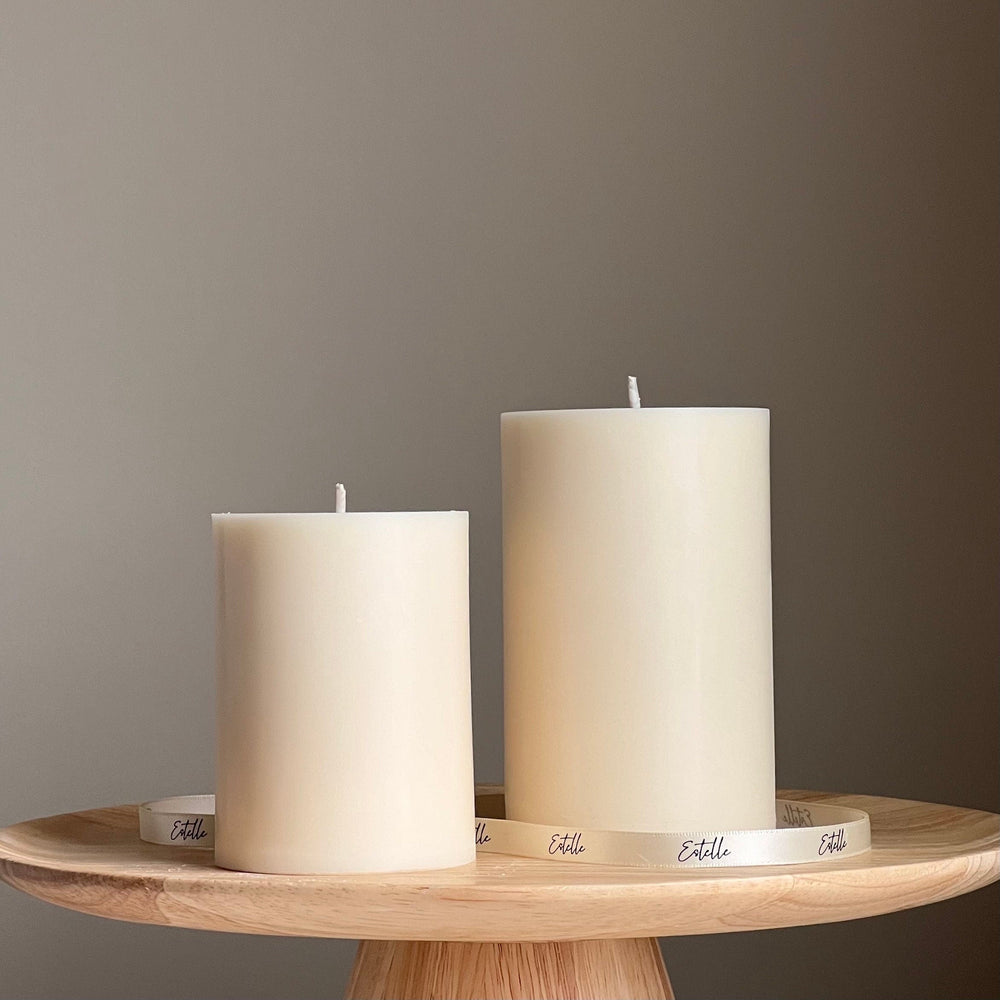 Handmade Soy Wax Pillar Candle: Decorative Candle