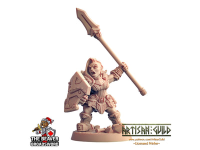Dwarven Oathbreaker F dnd mini - Artisan Guild | Dwarf | Fighter | Female | Ranger | Artificer | Pathfinder | Wargaming | Clan |