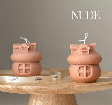 Tiny House Soy Candle: Hand-Poured Sculptural Art Gift