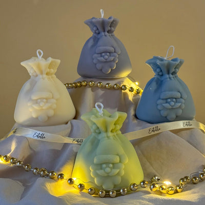 Santa Sack Soy Candle | Hand-Poured Christmas Decor