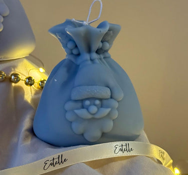 Santa Sack Soy Candle | Hand-Poured Christmas Decor