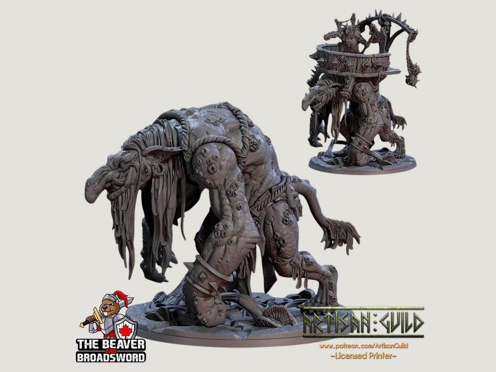 Miniature Faldorn Swamp Troll grand format - Résine imprimée de haute qualité 28mm 32mm, miniature de table, résistante, durable, figurine et diorama