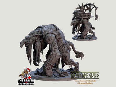 Miniature Faldorn Swamp Troll grand format - Résine imprimée de haute qualité 28mm 32mm, miniature de table, résistante, durable, figurine et diorama