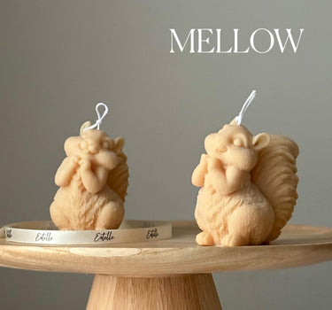 Handmade Squirrel Soy Candle | Sculptural Home Decor