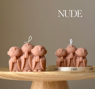 Handmade Monk Candle | Soy Wax Home Decor